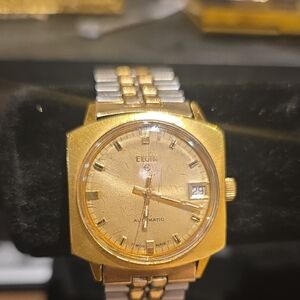 Elgin Men’s Gold-Tone Automatic Watch - Gold